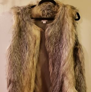 Faux fur Vest Jacket